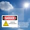 Signmission Sodium Hypochlorite Danger Sign, Plastic, 10in W x 7in L, 2PK OS-2PACK-DS-P-710-L-1577 - alternate 5